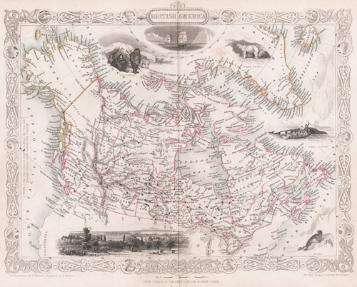 British America Tallis 1851